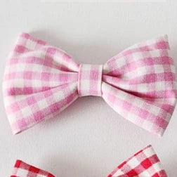 [MADE IN KOREA] Kids Plaid Bow Hairclip